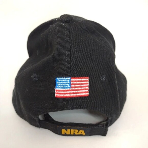 NRA Strap Back Hat American Flag Baseball Hat - Picture 2 of 13